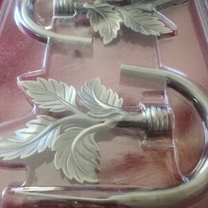 JCPenney Silver Leaf Design Wall Hooks